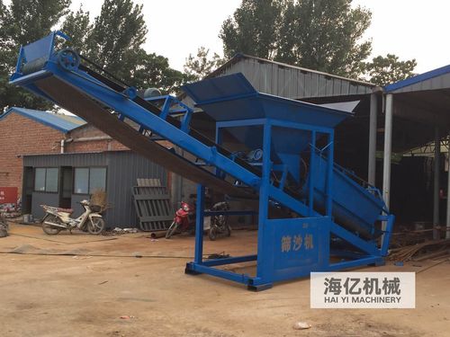 砂石分离机小型震动建筑筛沙机厂家工地滚筒式筛沙机